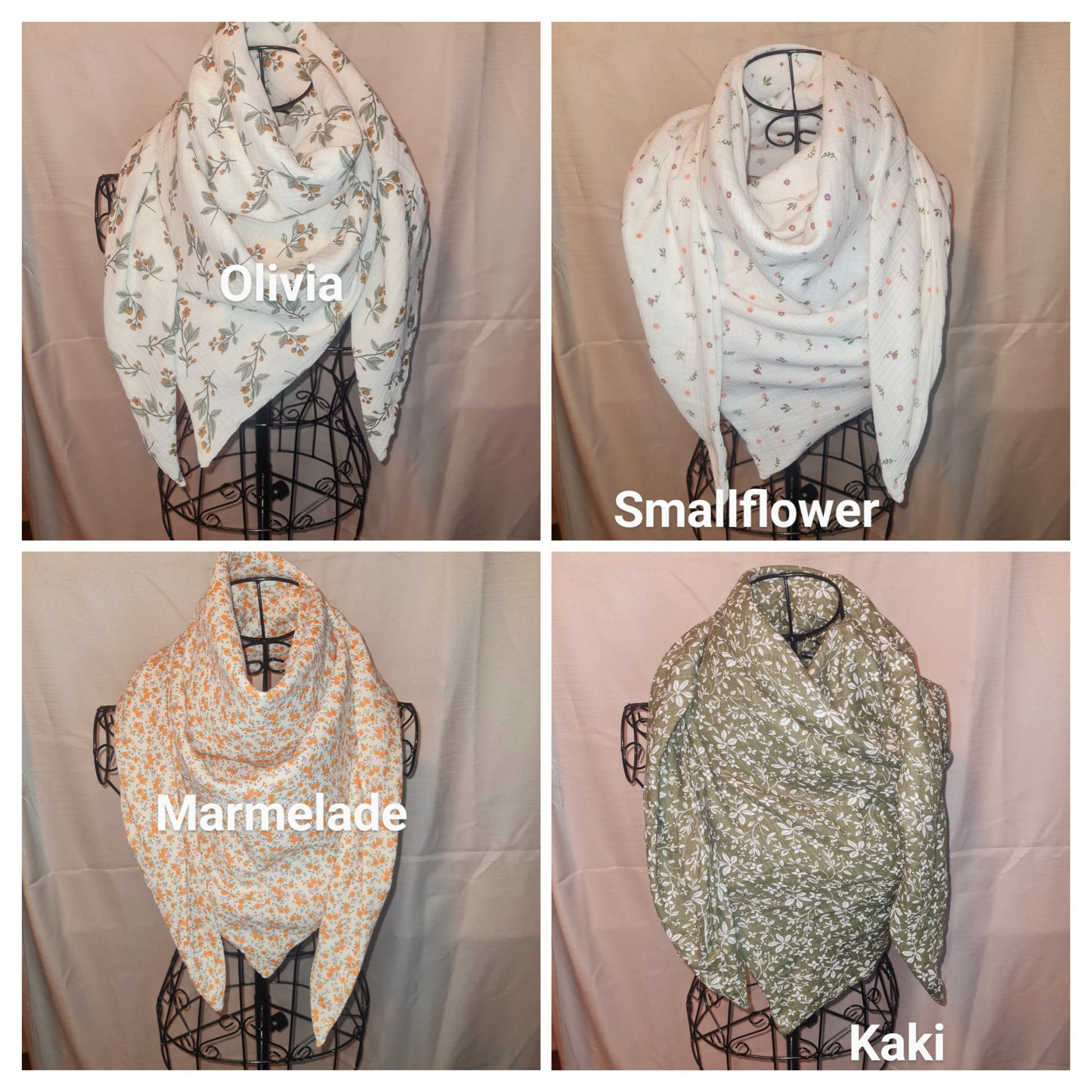Chèche double gaze XXL