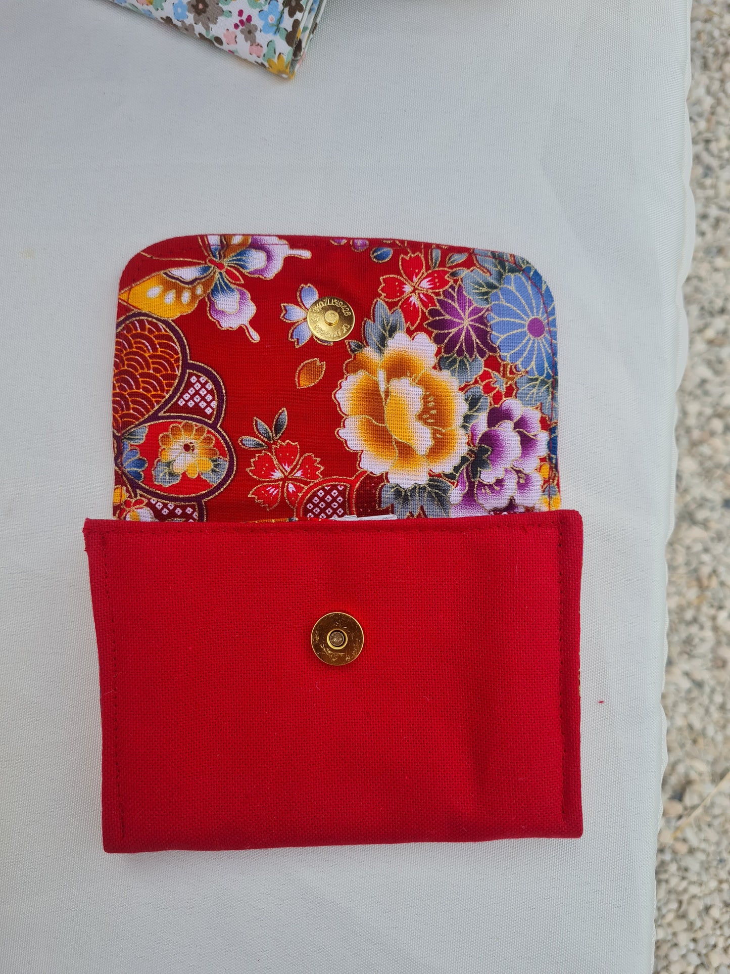 Porte monnaie/cartes tissus