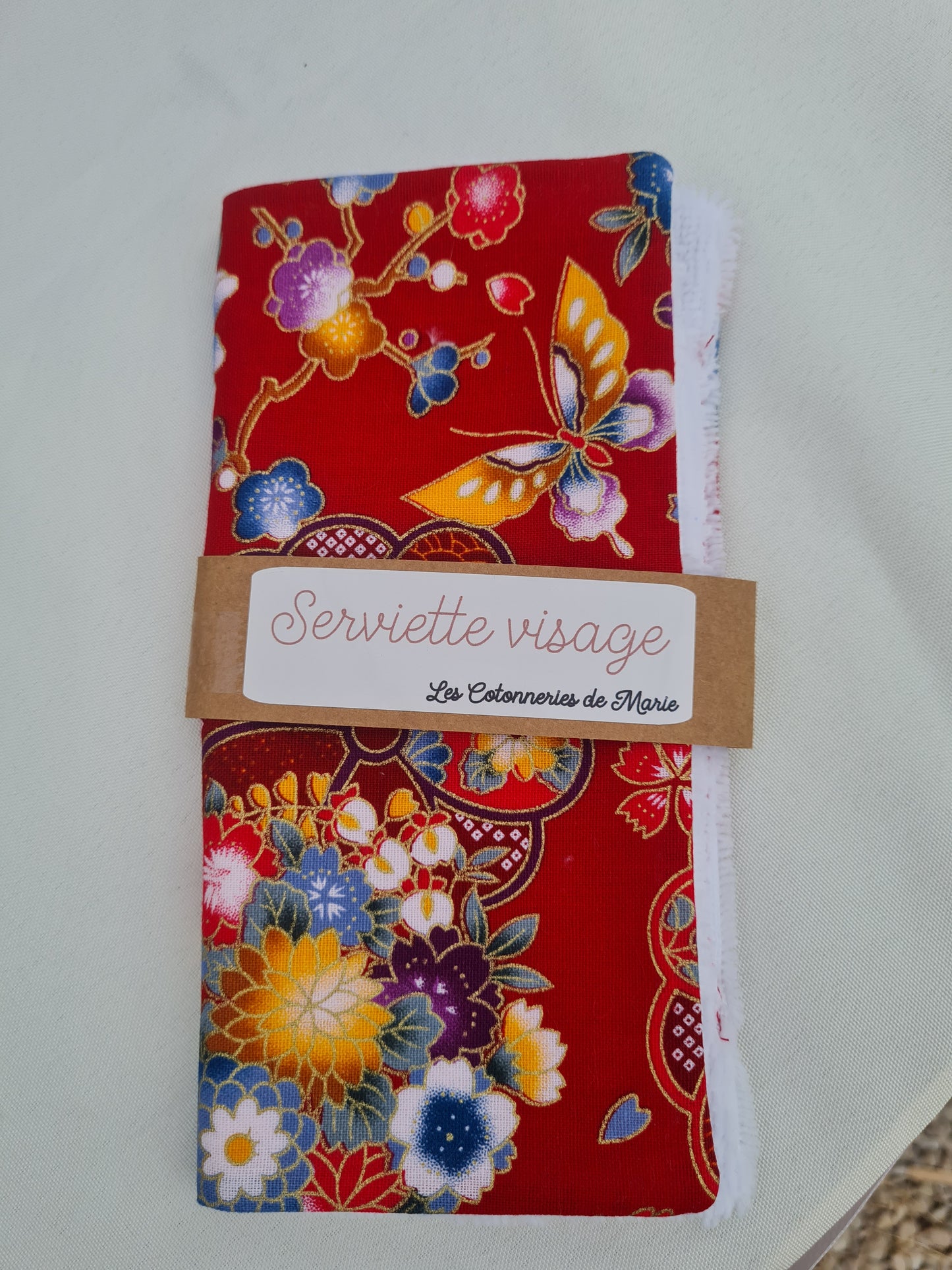 Serviette visage