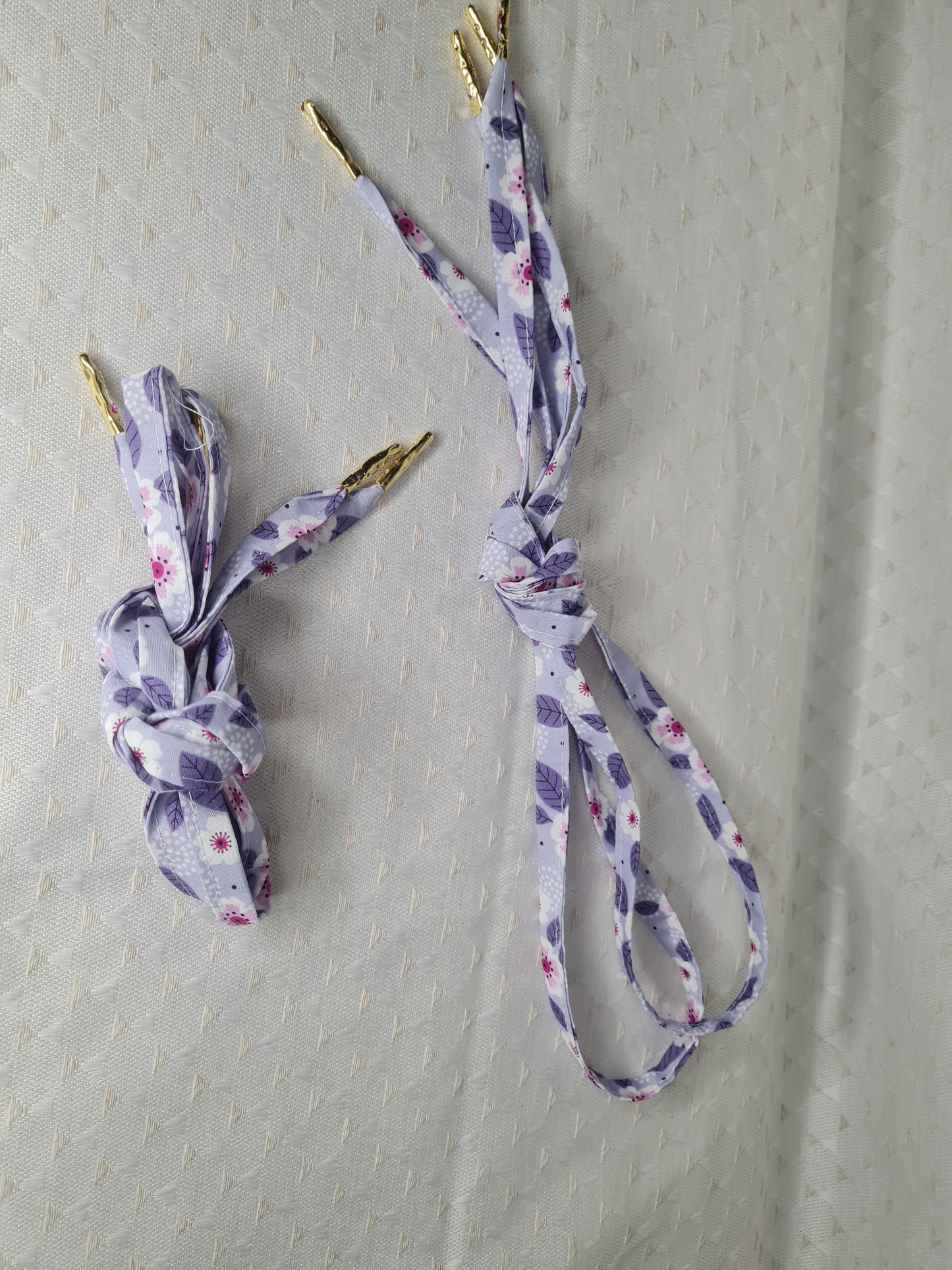 Lacets fleuris